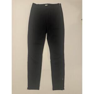 a.n.a Black Ankle Pants Womens 4/27 Stretch Slim Zip Pull On